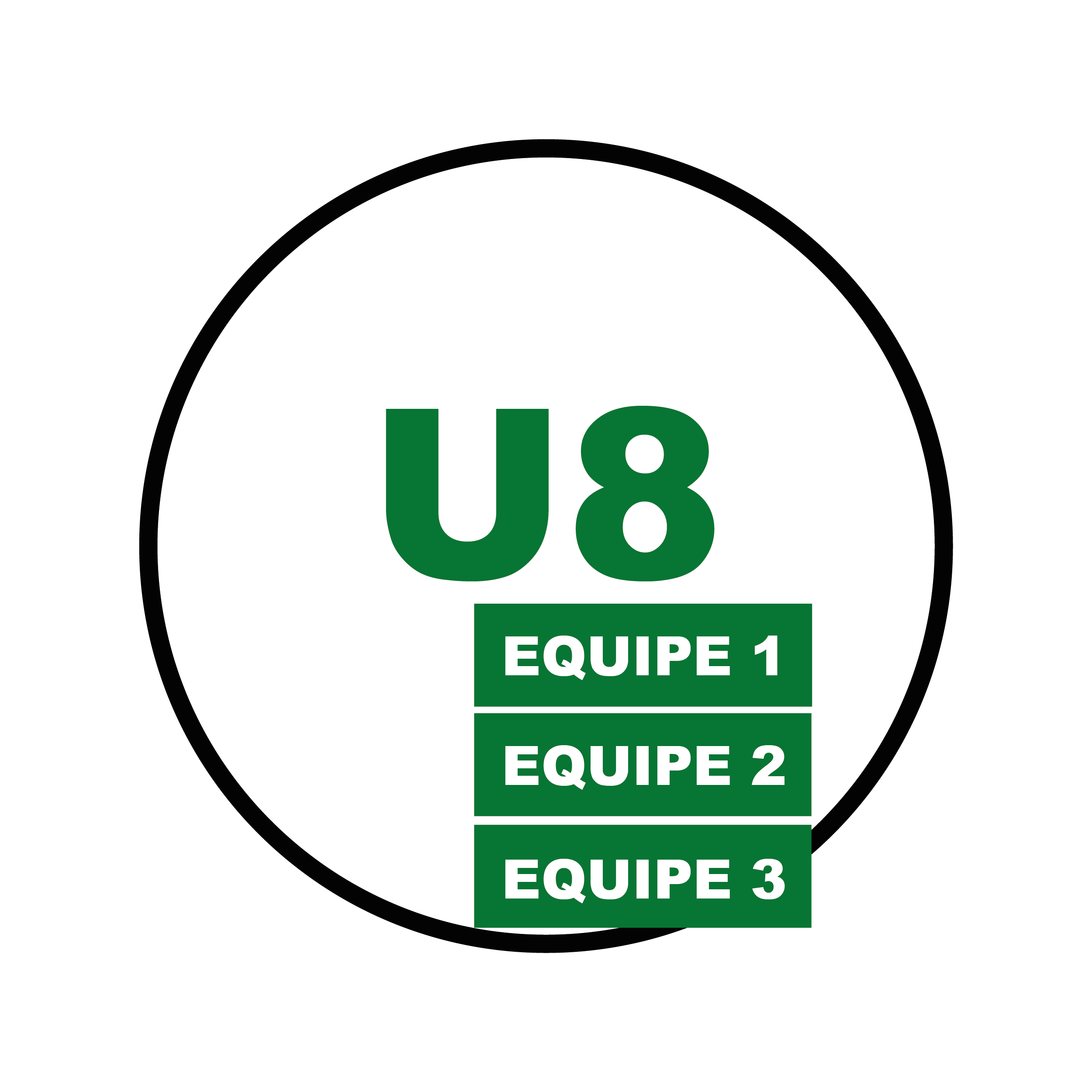 Catégorie U8 - 3 équipes